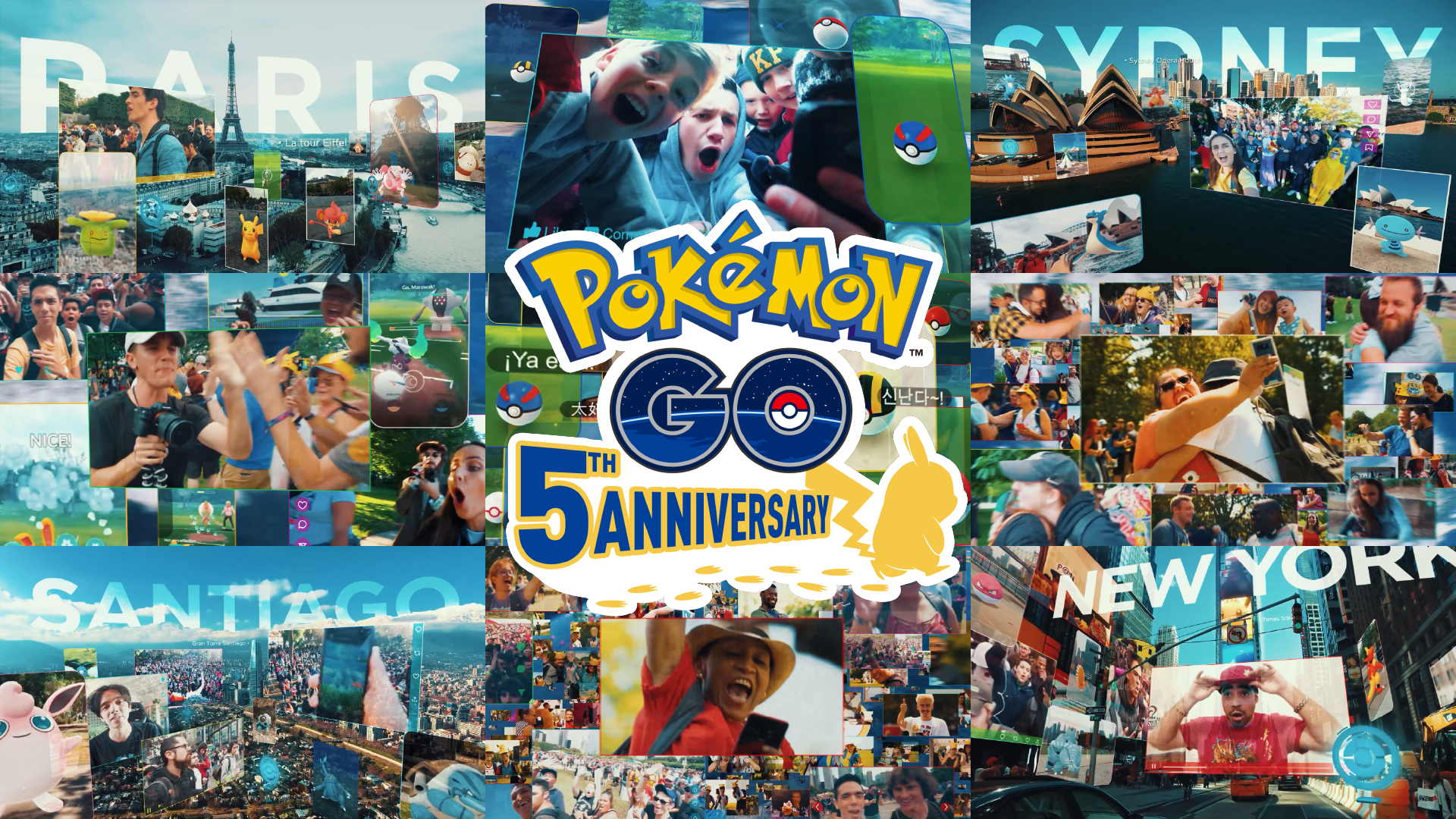 「Pokémon GO」の5周年を記念した特別映像『Adventures Go on!』で冒険の軌跡を振り返ろう！